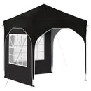 Pop-up Festtelt 192 x 192 x 245 cm Sort