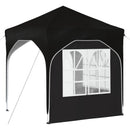 Pop-up Festtelt 192 x 192 x 245 cm Sort
