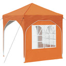 Pop-up Festtelt 192 x 192 x 245 cm Orange