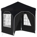 Pop-up Festtelt 192 x 192 x 245 cm Antracit