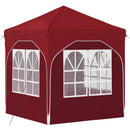 Pop-up Festtelt 192 x 192 x 245 cm Bordeaux