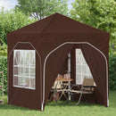Pop-up Festtelt 192 x 192 x 245 cm Brun