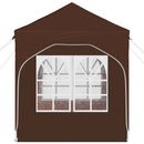 Pop-up Festtelt 192 x 192 x 245 cm Brun