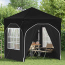 Pop-up Festtelt 192 x 192 x 245 cm Sort