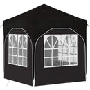 Pop-up Festtelt 192 x 192 x 245 cm Sort