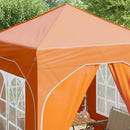 Pop-up Festtelt 192 x 192 x 245 cm Orange