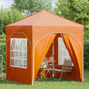 Pop-up Festtelt 192 x 192 x 245 cm Orange