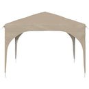 Pop-up Festtelt 290 x 290 x 245 cm Cremefarvet