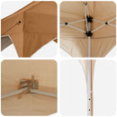 Pop-up Festtelt 290 x 290 x 245 cm Beige