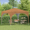 Pop-up Festtelt 290 x 290 x 245 cm Beige