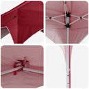 Pop-up Festtelt 290 x 290 x 245 cm Bordeaux