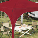 Pop-up Festtelt 290 x 290 x 245 cm Bordeaux