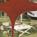 Pop-up Festtelt 290 x 290 x 245 cm Terrakotta