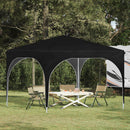 Pop-up Festtelt 290 x 290 x 245 cm Sort