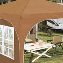 Pop-up Festtelt 290 x 290 x 245 cm Beige