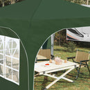 Pop-up Festtelt 290 x 290 x 245 cm Grøn