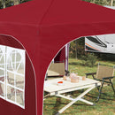 Pop-up Festtelt 290 x 290 x 245 cm Bordeaux