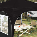 Pop-up Festtelt 290 x 290 x 245 cm Sort