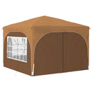 Pop-up Festtelt 290 x 290 x 245 cm Beige