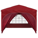 Pop-up Festtelt 290 x 290 x 245 cm Bordeaux