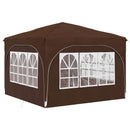Pop-up Festtelt 290 x 290 x 245 cm Brun