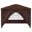 Pop-up Festtelt 290 x 290 x 245 cm Brun