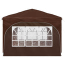 Pop-up Festtelt 290 x 290 x 245 cm Brun