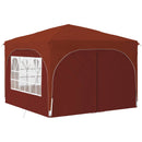 Pop-up Festtelt 290 x 290 x 245 cm Terrakotta