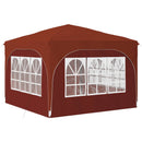 Pop-up Festtelt 290 x 290 x 245 cm Terrakotta
