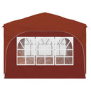 Pop-up Festtelt 290 x 290 x 245 cm Terrakotta