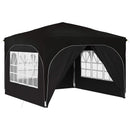 Pop-up Festtelt 290 x 290 x 245 cm Sort