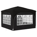 Pop-up Festtelt 290 x 290 x 245 cm Sort