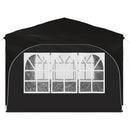 Pop-up Festtelt 290 x 290 x 245 cm Sort