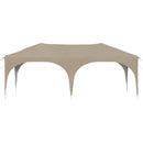 Pop-up Festtelt 575 x 288 x 245 cm Cremefarvet Oxford stof