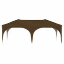 Pop-up Festtelt 575 x 288 x 245 cm Gråbrun Oxford stof