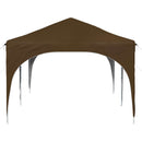 Pop-up Festtelt 575 x 288 x 245 cm Gråbrun Oxford stof