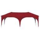 Pop-up Festtelt 575 x 288 x 245 cm Bordeaux Oxford stof