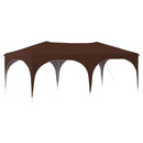Pop-up Festtelt 575 x 288 x 245 cm Brun Oxford stof