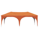 Pop-up Festtelt 575 x 288 x 245 cm Orange Oxford stof