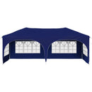 Pop-up Festtelt 575 x 288 x 245 cm Blå Oxford stof