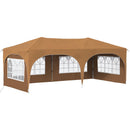 Pop-up Festtelt 575 x 288 x 245 cm Beige Oxford stof