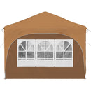 Pop-up Festtelt 575 x 288 x 245 cm Beige Oxford stof