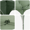 Pop-up Festtelt 575 x 288 x 245 cm Grøn Oxford stof