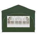 Pop-up Festtelt 575 x 288 x 245 cm Grøn Oxford stof