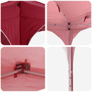 Pop-up Festtelt 575 x 288 x 245 cm Bordeaux Oxford stof