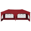 Pop-up Festtelt 575 x 288 x 245 cm Bordeaux Oxford stof