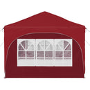 Pop-up Festtelt 575 x 288 x 245 cm Bordeaux Oxford stof
