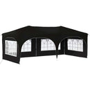 Pop-up Festtelt 575 x 288 x 245 cm Sort Oxford stof