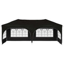 Pop-up Festtelt 575 x 288 x 245 cm Sort Oxford stof