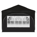 Pop-up Festtelt 575 x 288 x 245 cm Sort Oxford stof